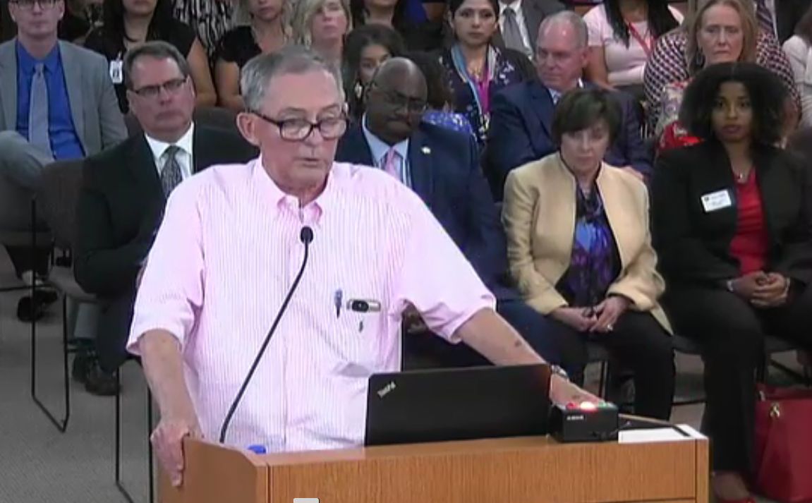 Garland ISD grandparent spoke before board of trustees